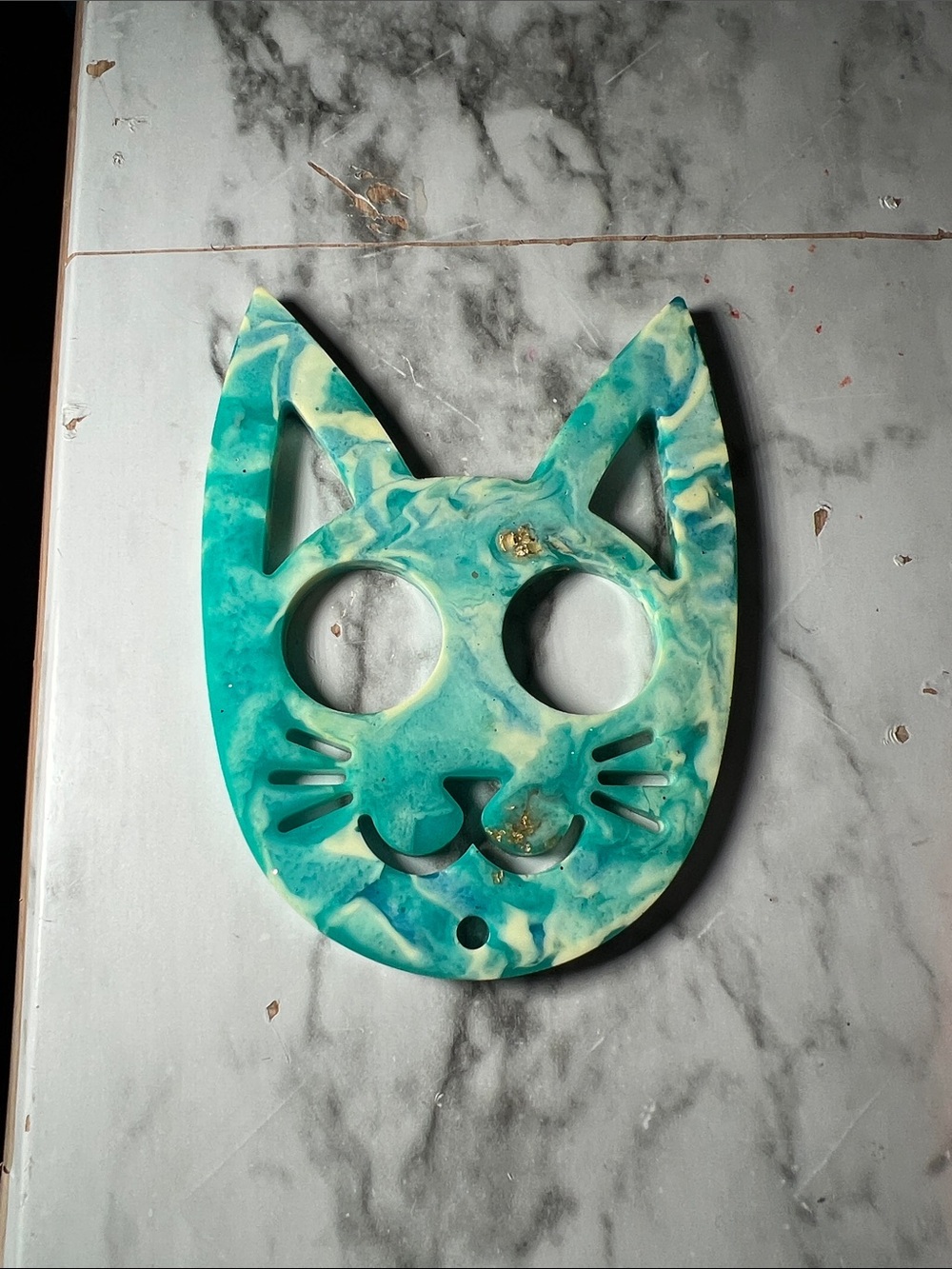 Cat keychain self defense- NEW (Isla Tropical)